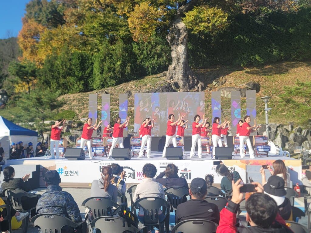 군내면 반월산성 바람축제 현장 사진 4