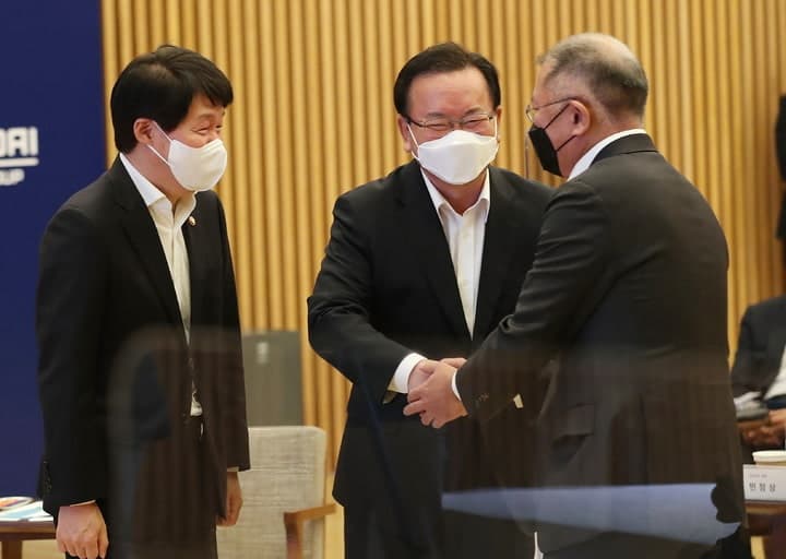 청년희망ON 프로젝트 – 정의선 현대차회장, 김부겸 국무총리 외 현장 사진 1